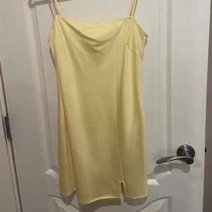 PRINCESS POLLY MARSEILLE MINI DRESS YELLOW